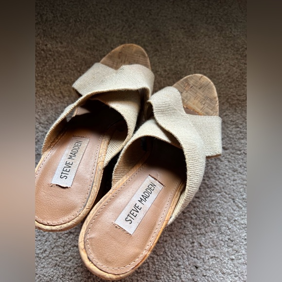 Steve Madden “Pride” Cork Wedges - Picture 3 of 13